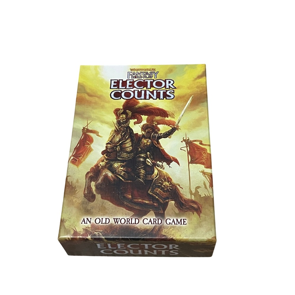 Warhammer Fantasy Roleplay Elector Counts Card‎ Game Cubicle 7 Unpunched  I01